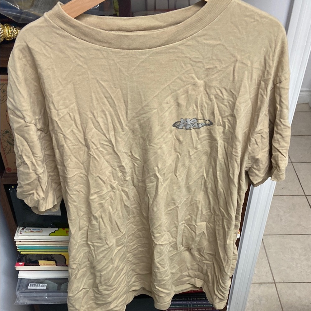 Vintage No Fear “There you go with the F-Word Again!” Tan Short Sleeve Tee